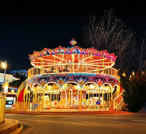 amusement park carousel