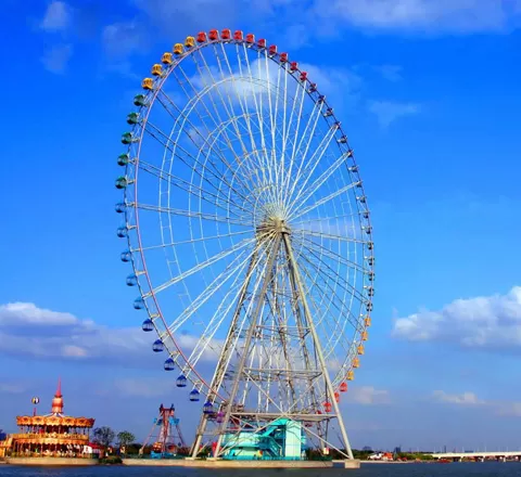 amusement park ferris wheel