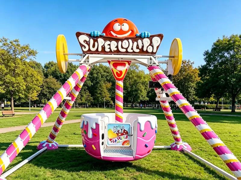 Candy-Themed Pendulum Ride