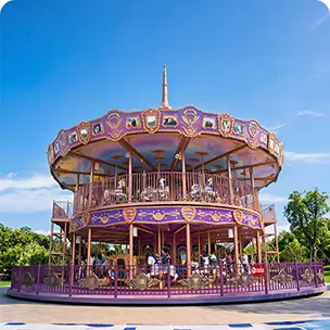 Carousel and bumper car
