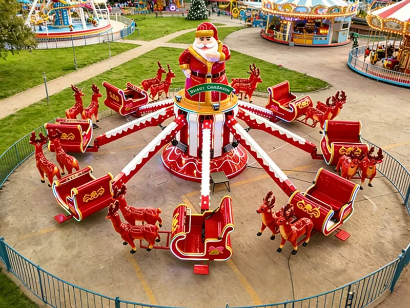 Christmas-Themed Self-Control Plane Ride