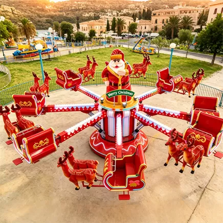 Christmas-Themed Self-Control Plane Ride