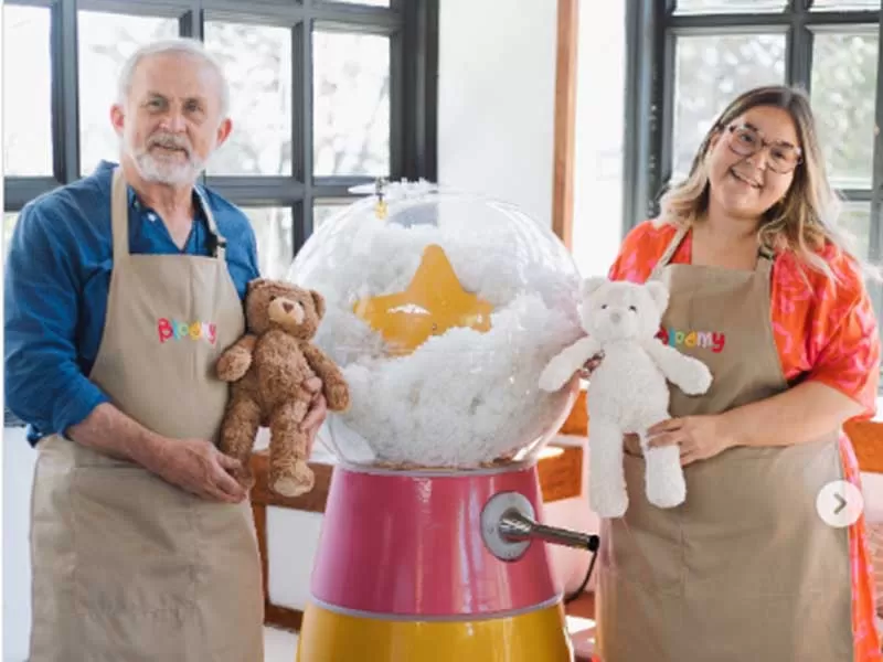 Custom Stuffed Doll Filling Machine Installed for Children’s Activity Room in Global Project