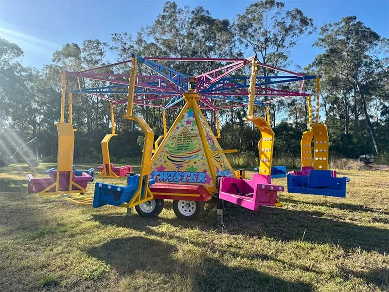 Customized Trailer-Mounted Swing Ride Project for Australian Mobile Entertainment Market
