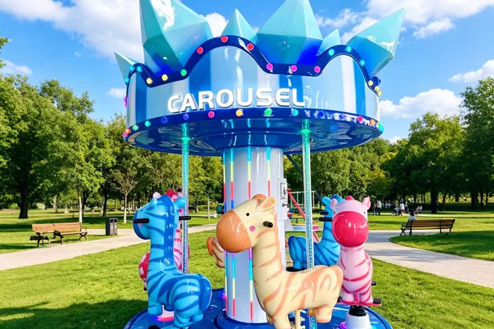 Features of ﻿3-Seat Mini Carousel