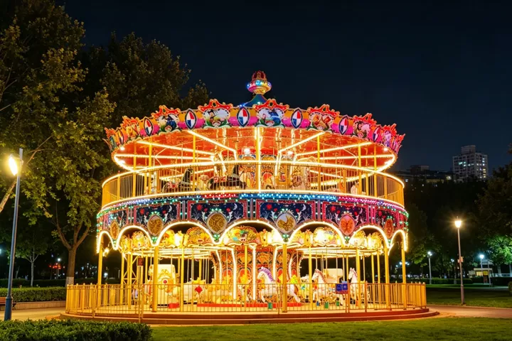 Features of ﻿88-Seat Double-Decker Carousel