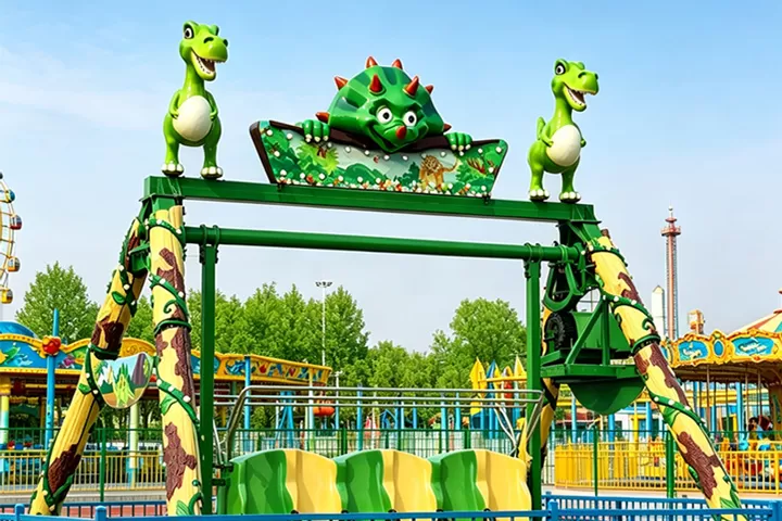 Features of ﻿Dinosaur Swing Ride