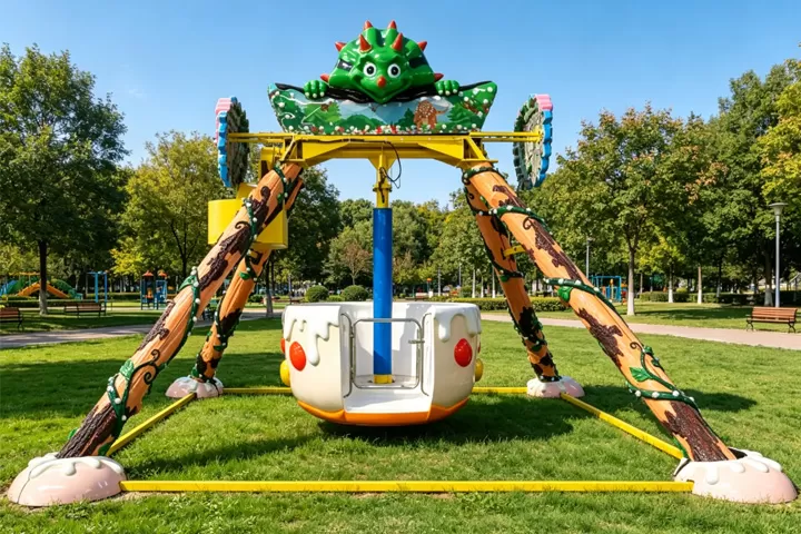 Features of Dinosaur-Themed Pendulum Ride