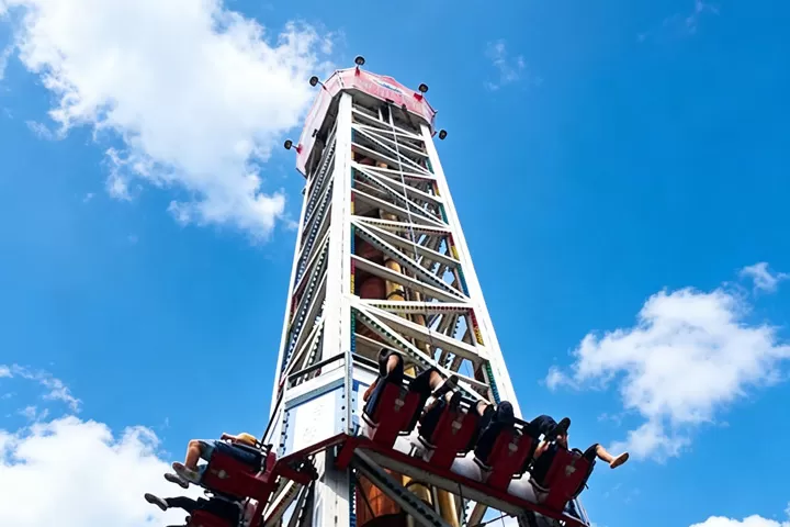 Features of Launch Tower Ride