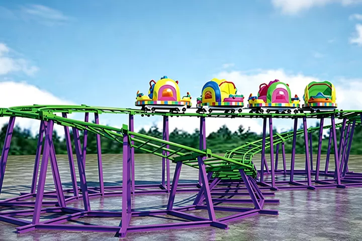 Features of Spin Roller Coaster