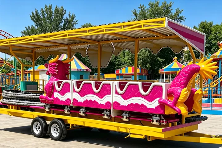 Features of Towable Sliding Dragon Ride