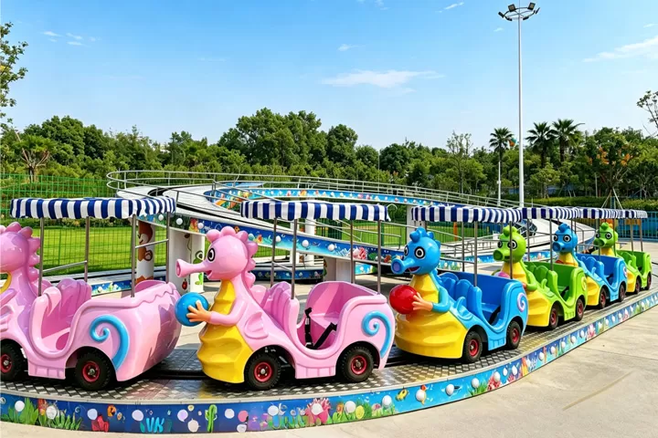 Features of Vertical Loop Car Ride / Mini Shuttle Ride