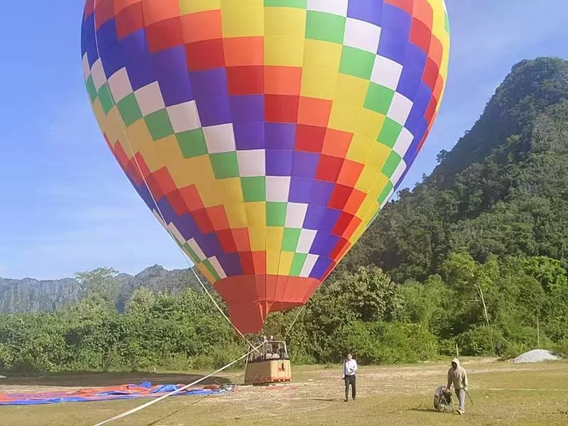 Hot Air Balloon Project Successfully Installed in Laos with On-site Technical Training