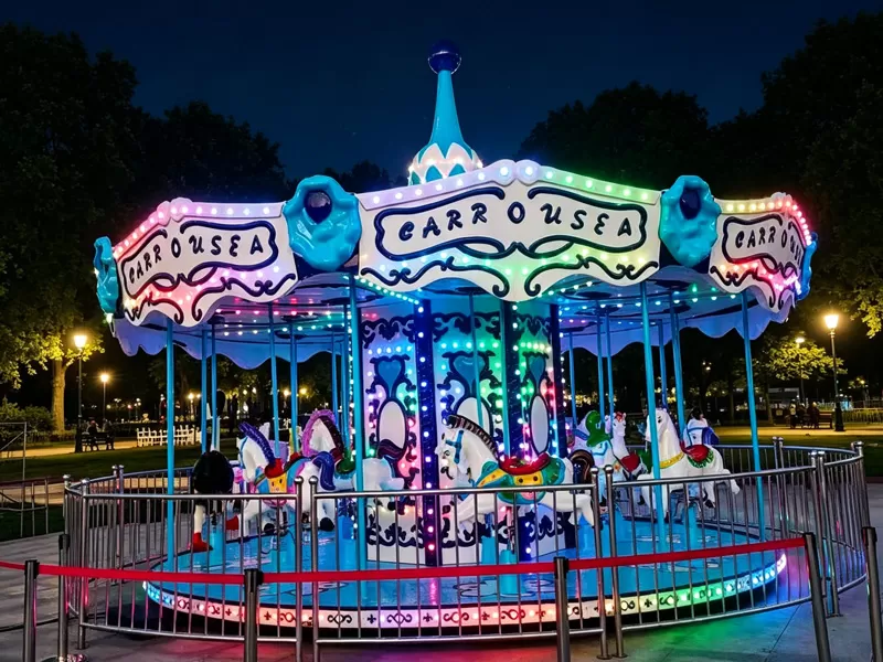 Lavender-Themed Carousel