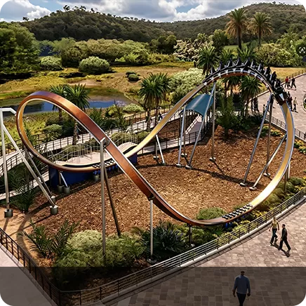 Mobius Loop Coaster