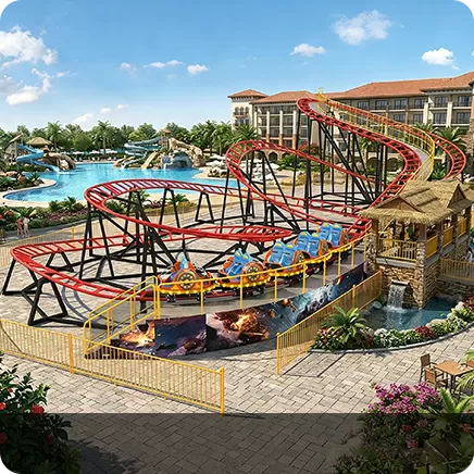 Self-Spinning Coaster