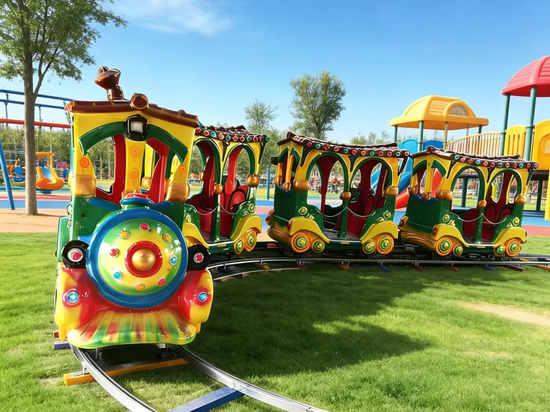 Tile-Styled Mini Train Ride
