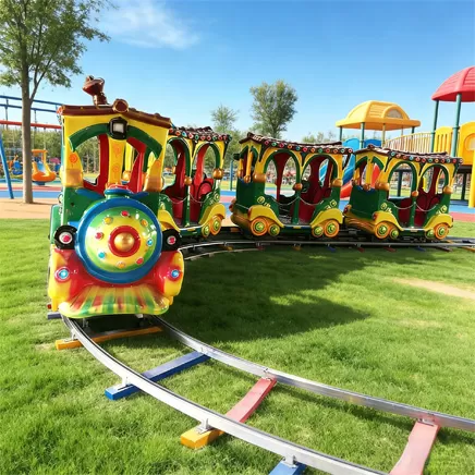 Tile-Styled Mini Train Ride