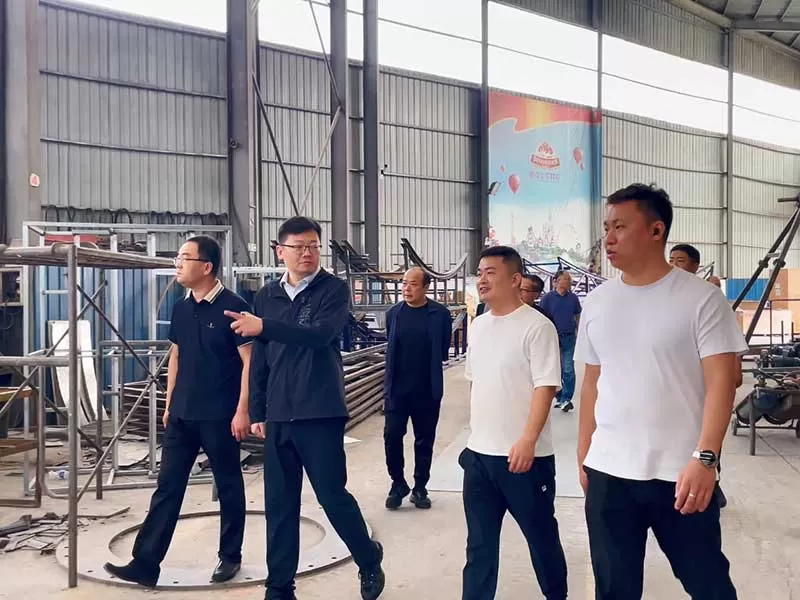 ​Zhengzhou Hotfun Park Rides Co., Ltd. Receives Government Leaders' Visit to Its Factory on September 13, 2025